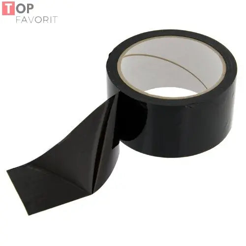 Banda adeziva colorata 48 mm x 66 m NEGRU TOP FAVORIT