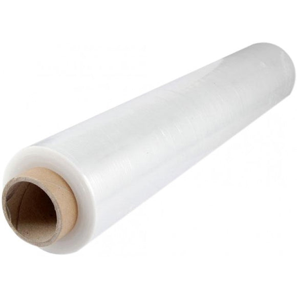 Folie stretch pentru uz manual, 1.5kg, 23 mic., transparent, tub. 300g