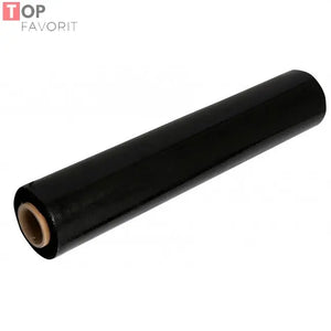 Folie stretch pentru uz manual, 1.5kg, 23 mic., negru, tub. 300g TOP FAVORIT
